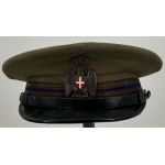 WWII Italian Colonial Africa Police Troops Officers Visor Cap​​