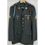 Vietnam Era 3rd Army Infantry Ag-44 Dress Jacket With Leadership Tabs