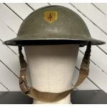 WWII 2nd Irish Brigade "Eastern Command" MKII Brodie Helmet