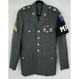 50s-Vietnam Era 287th Military Police Berlin Brigade Ag-44 Dress Jacket