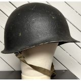 ​WWII USN M1 Fixed Bale Navy Gray Helmet.