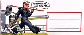 WWII USN Navy "Remember Me" Humorous Cartoon/Comic Envelope