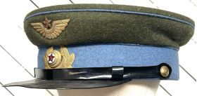 WWII Soviet Russian Aviation Officers Visor Cap