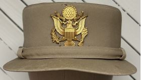 WWII WAC Khaki Summer Hobby Hat