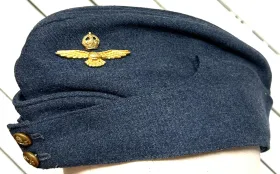 ​WWII British Officers RAF Forage / Garrison Cap.