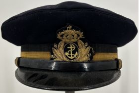 WWII Royal Italian Regia Marina Naval Officers’ Visor Cap