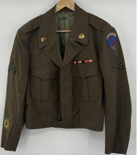 50s US European Command Ike Jacket W/ Theatre Made Patch
