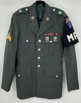 50s-Vietnam Era 287th Military Police Berlin Brigade Ag-44 Dress Jacket