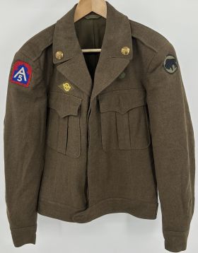 WWII US 5th Army 92nd Infantry "Buffalo Soldiers" Ike Jacket / Uniform