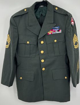 50s / Vietnam Era 6th Army Ag-44 Jacket With Theatre Made Ribbon Bar
