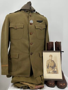 ​WWI US 141st Aero Squadron Named Pilots Grouping