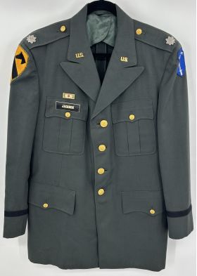 60s 1st Cavalry For Moore Army Ag-44 Lieutenant Colonel Officers Jacket.