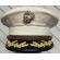 WWII US Marine Corps Officer White Visor Cap.  ​