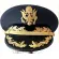 Vietnam War Era General Officer’s Dress Blue Uniform Peaked Visor Cap.