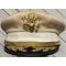 US Army Officers Dress White Visor Cap